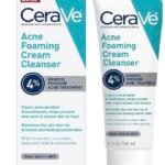 CeraVe Acne Foaming Cream Cleanser 4% Benzoyl Peroxide