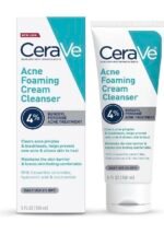 CeraVe Acne Foaming Cream Cleanser 4% Benzoyl Peroxide